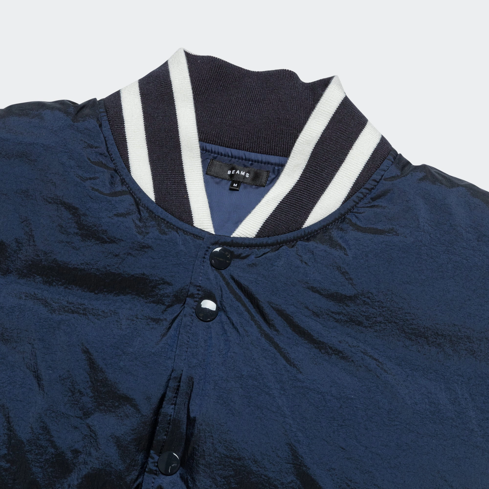 Varsity Down Jacket - Navy