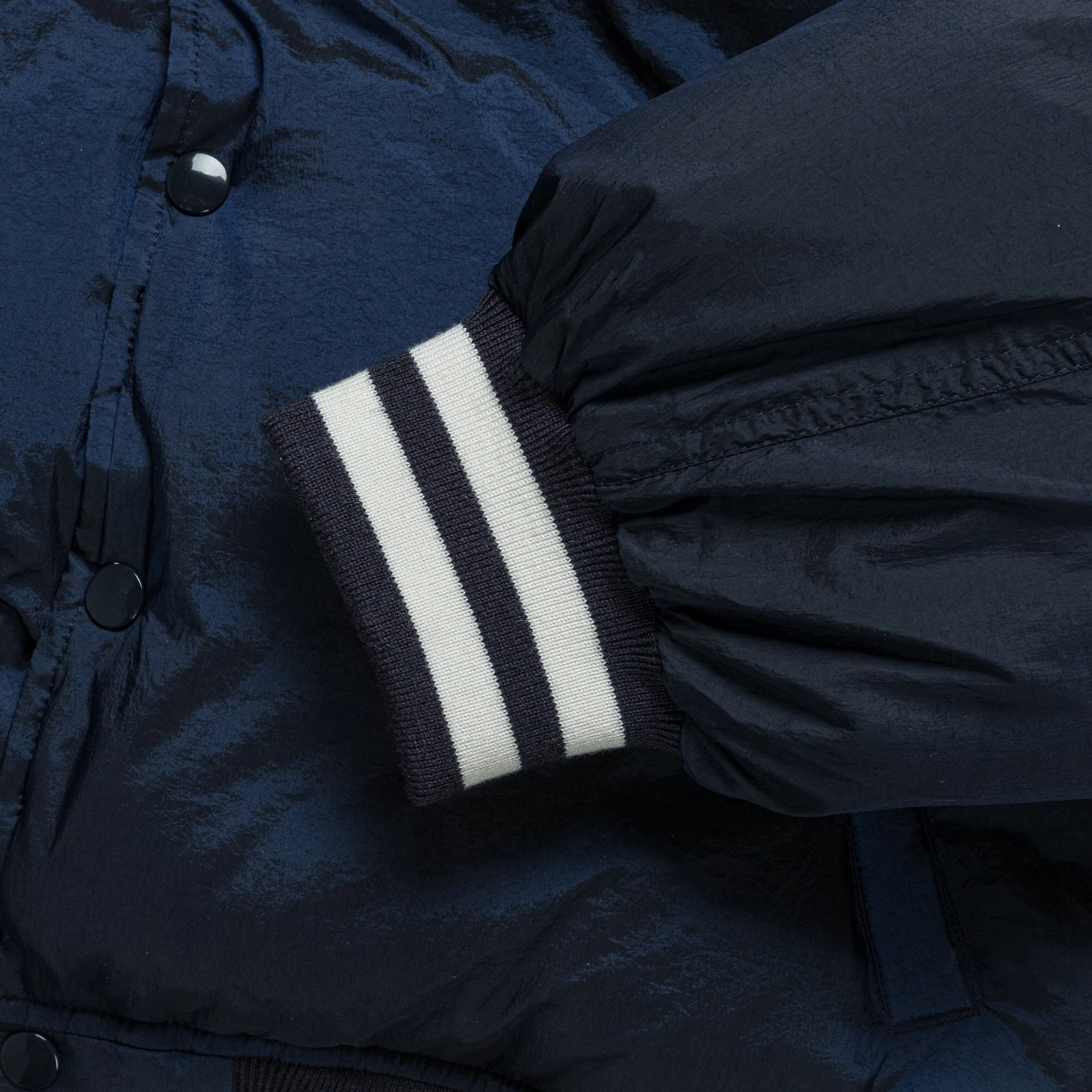 Varsity Down Jacket - Navy
