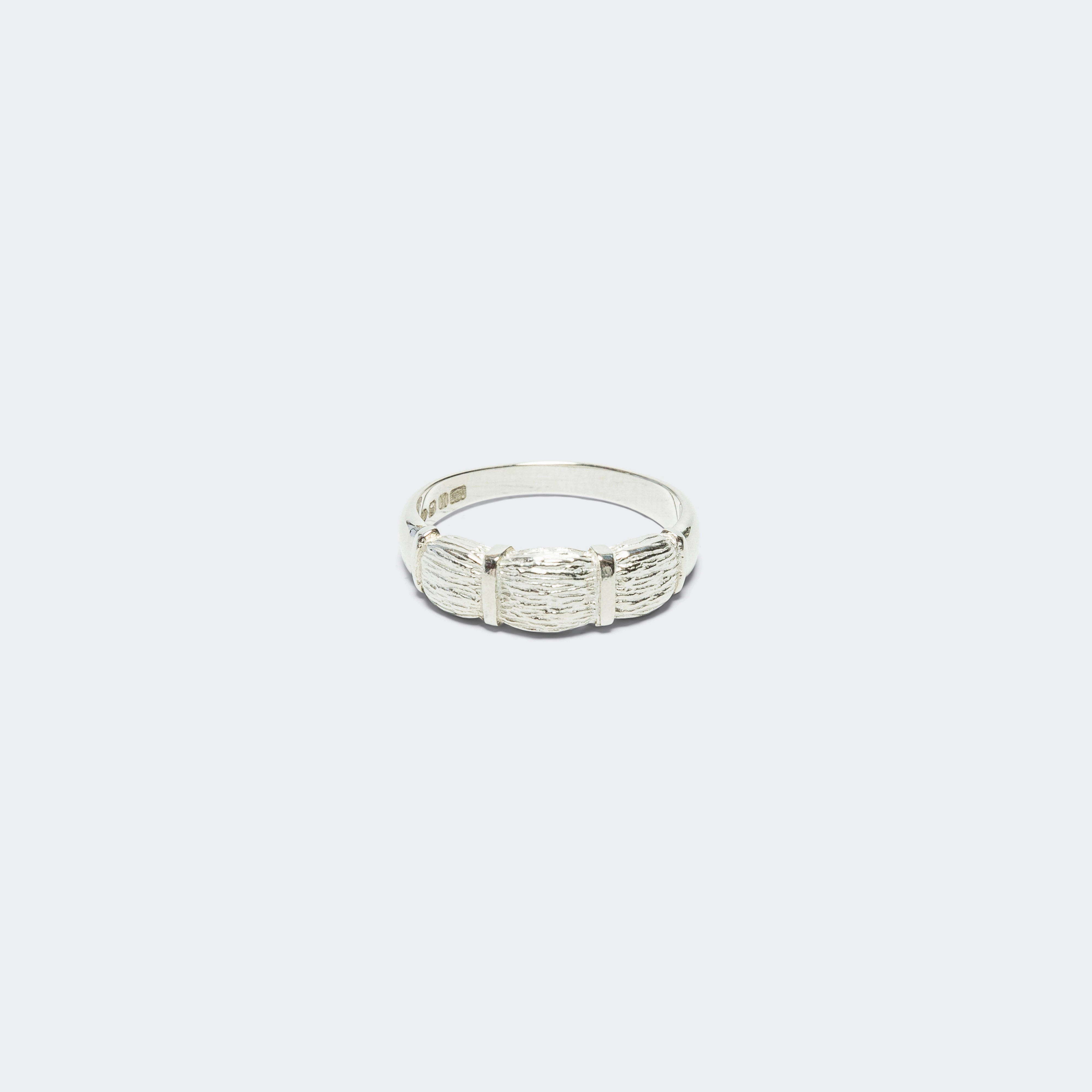 Window Box Plain Ring - 925 Silver