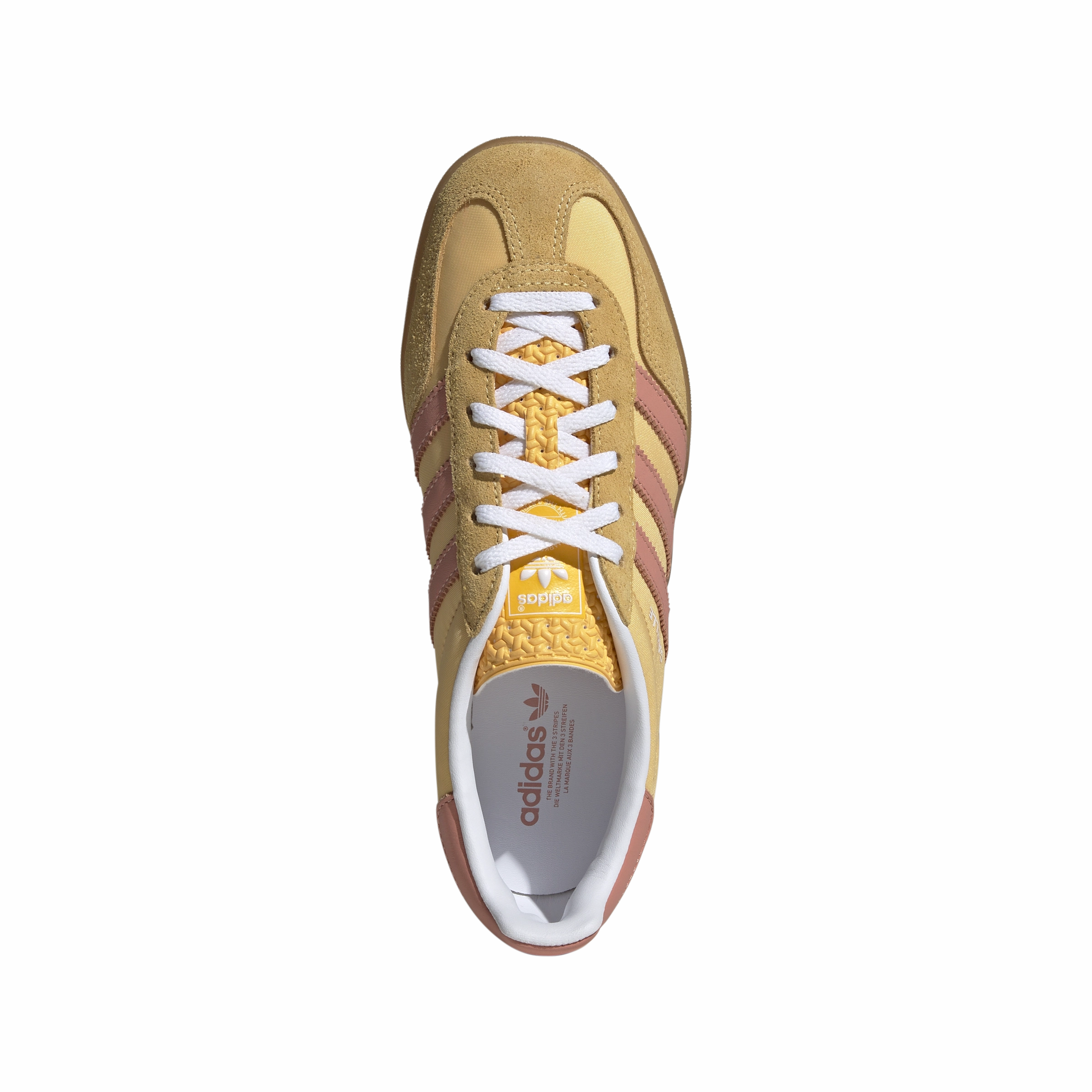 Wmns Gazelle Indoor 'Yellow Pink'