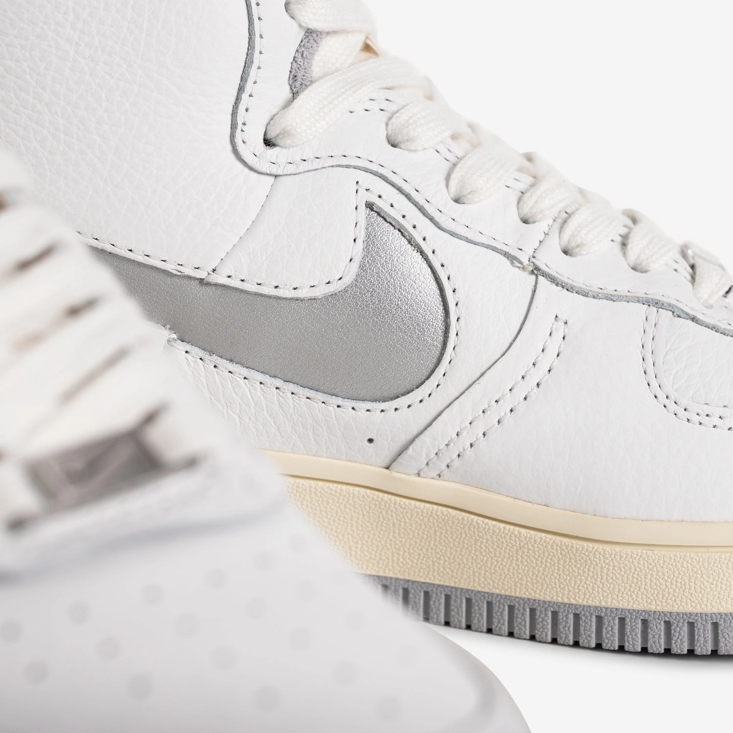 Women's Air Force 1 High Sculpt Summit White | Silver | Coconut Milk