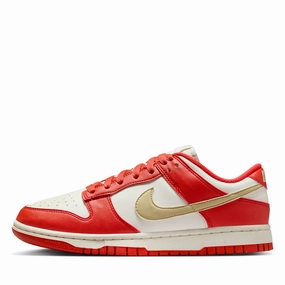Women's Nike Dunk Low Next Nature - Light Crimson/Team Gold