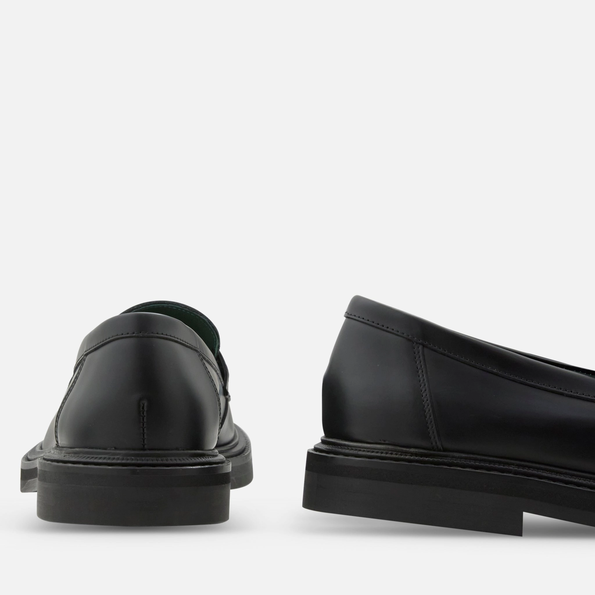 Women's Vinnee Penny Loafer Black Polido Leather