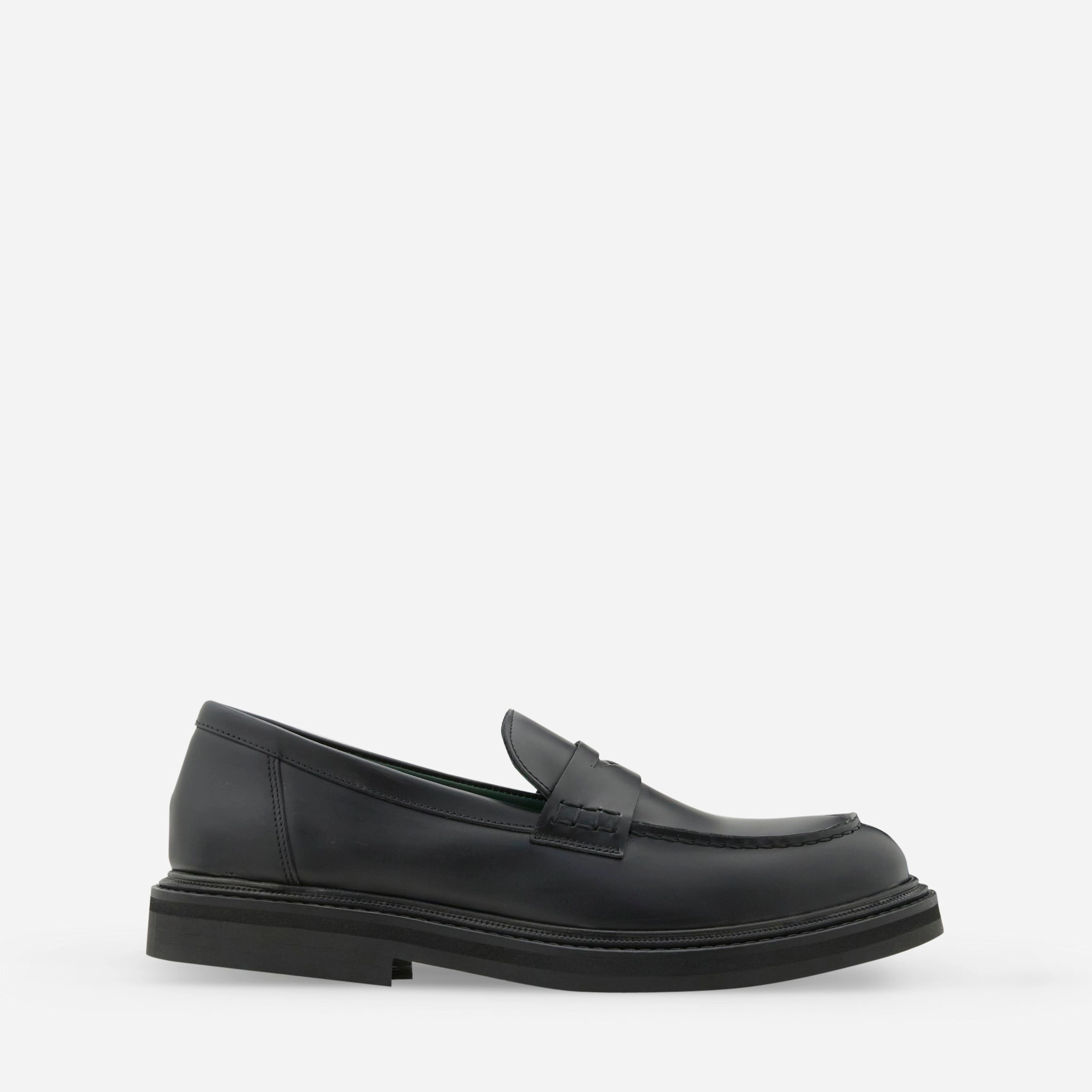 Women's Vinnee Penny Loafer Black Polido Leather