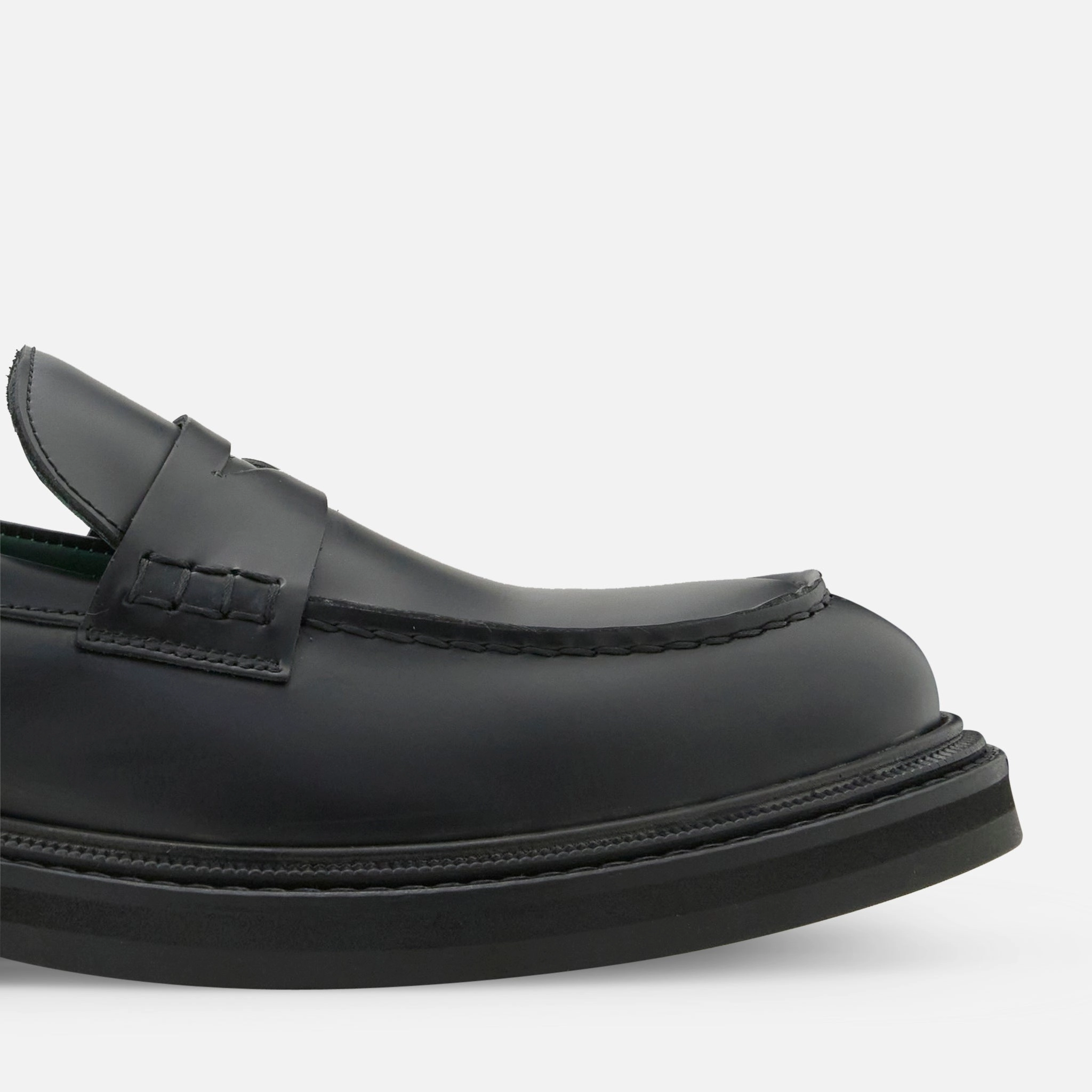 Women's Vinnee Penny Loafer Black Polido Leather