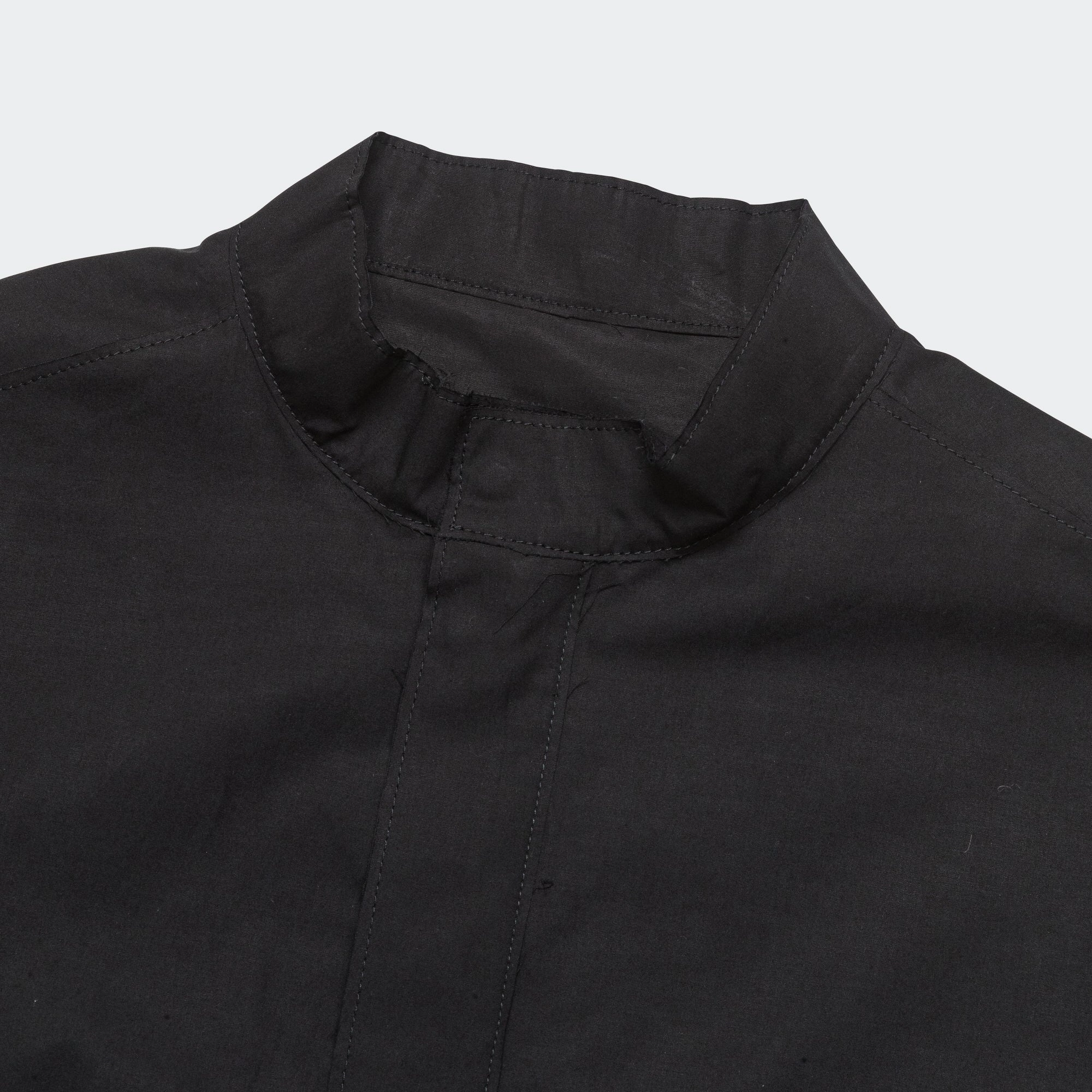 Womens Raw-Cut Top - Black