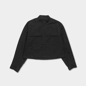 Womens Raw-Cut Top - Black