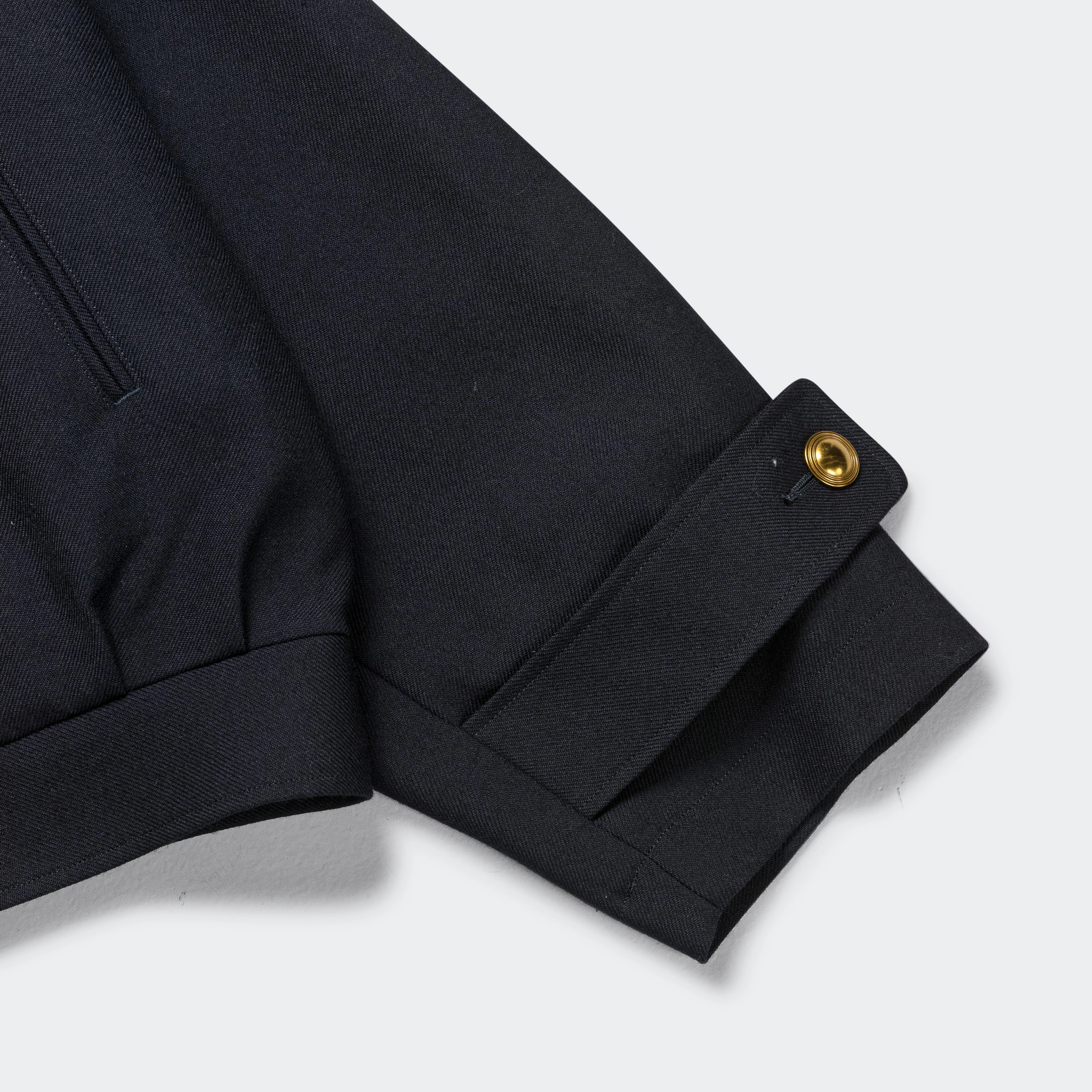 Wool Serge TODOTERRENO Drizzler Suit JKT - Navy
