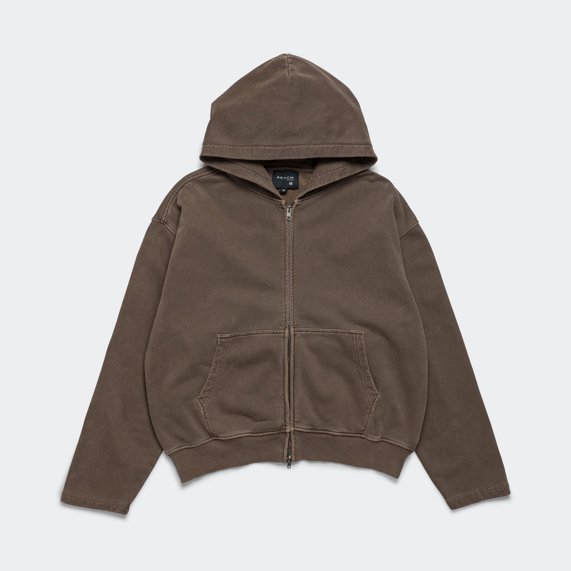 Zip Hoodie - Chocolate