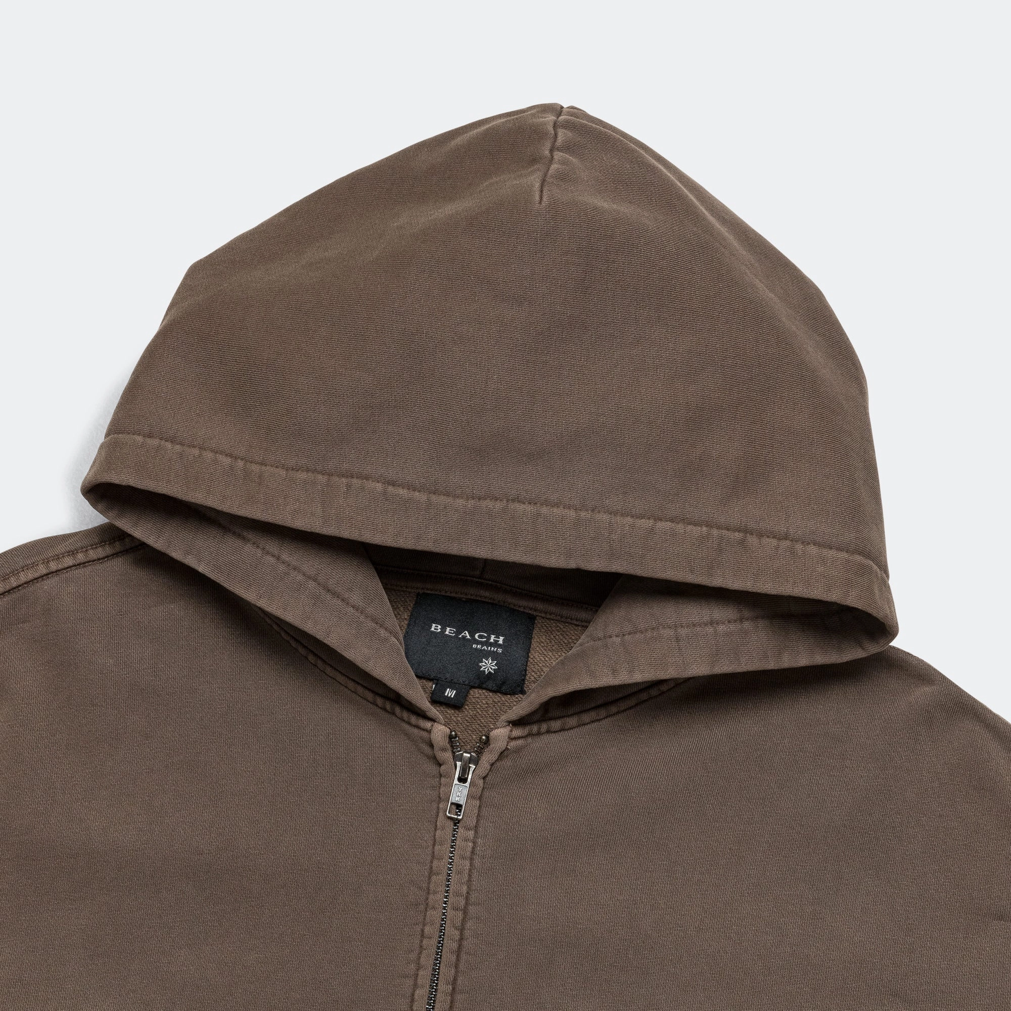 Zip Hoodie - Chocolate